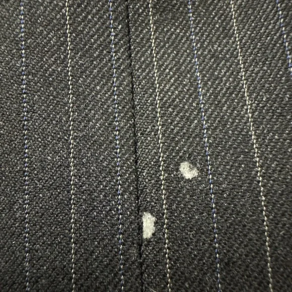 Lauren Ralph Lauren Charcoal Pinstripe Wool Blazer Mens Please Read Description
